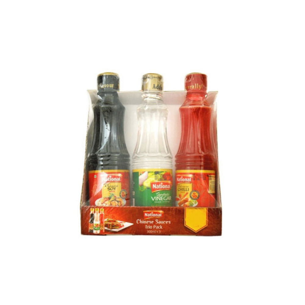 NATIONAL CHINESE SAUCE TRIO PACK 300ML