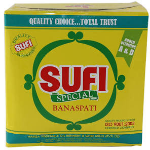 Sufi Banaspati Ghee 1L pouch